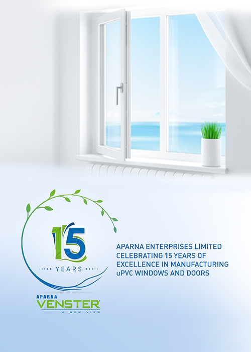 15 years of Aparna venster home banner
