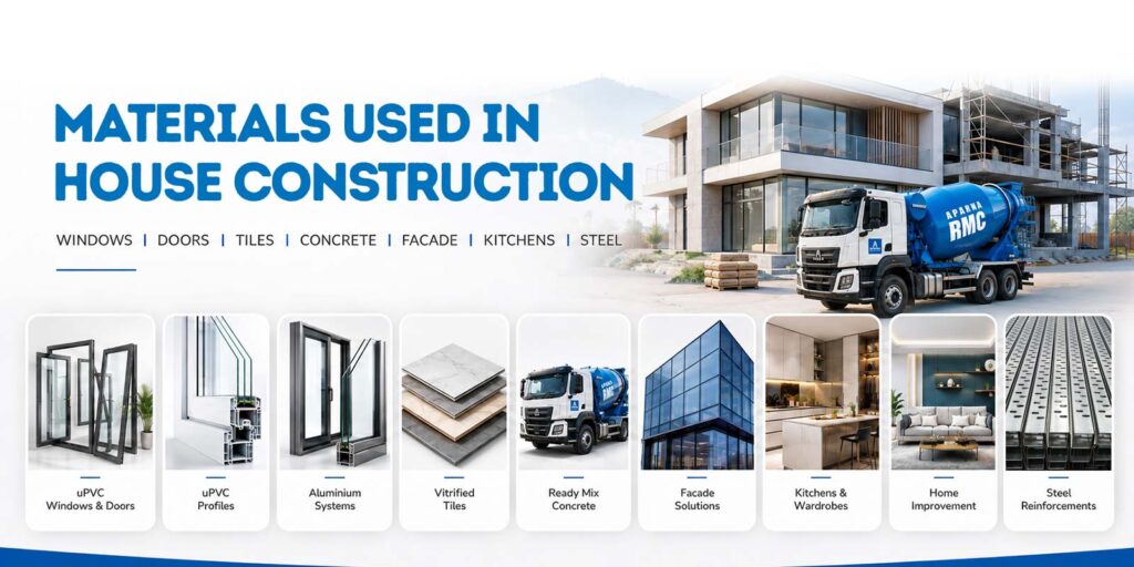 materials used in house construction
