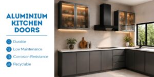 Aluminium Kitchen Doors: Types, Benefits & Designs