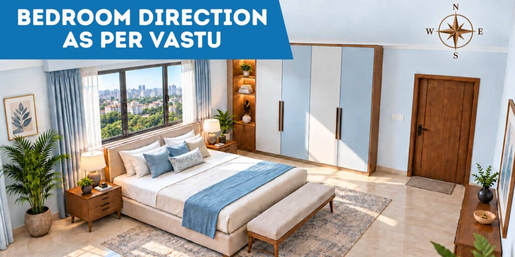 bedroom direction as per vastu