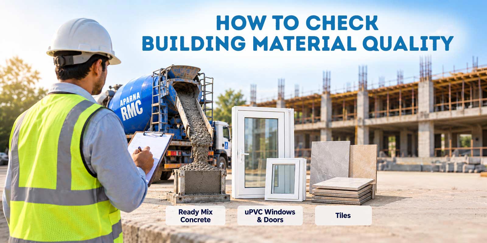 how to check building material quality