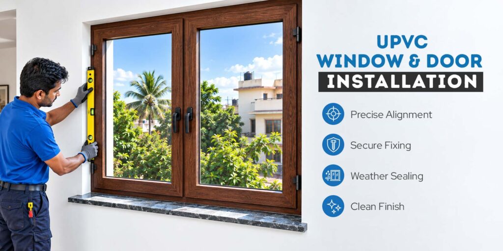 upvc window installation