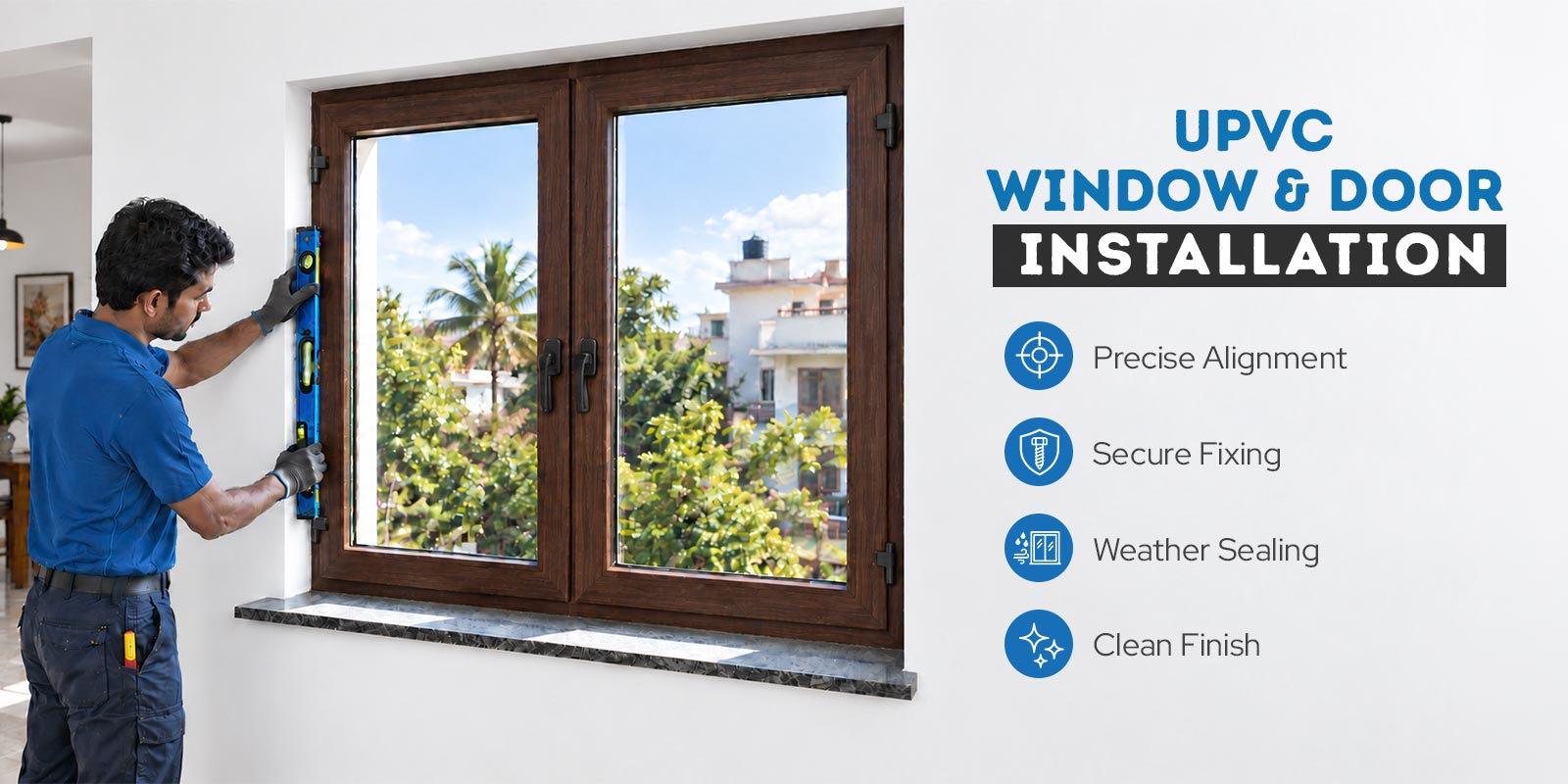 upvc window installation