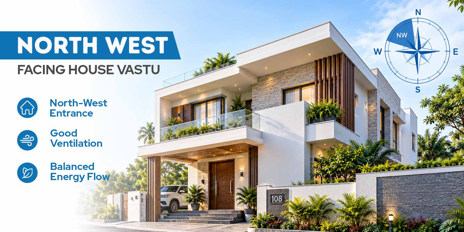 north west facing house vastu
